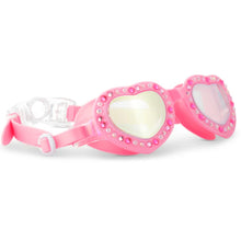 Load image into Gallery viewer, PINK LACE BOW SWIM GOGGLES