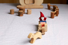 Load image into Gallery viewer, Wooden Santa Sleigh