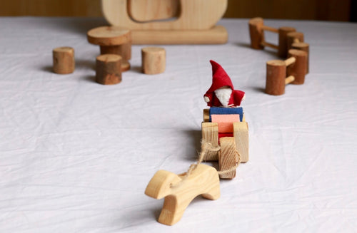Wooden Santa Sleigh