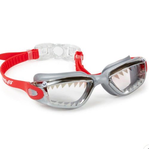 SHARK GREY JAWS SWIM GOGGLES