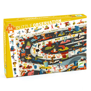 54 piece Car rally puzzles