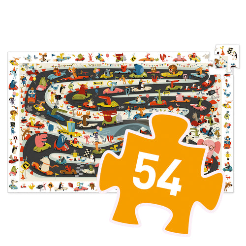 54 piece Car rally puzzles