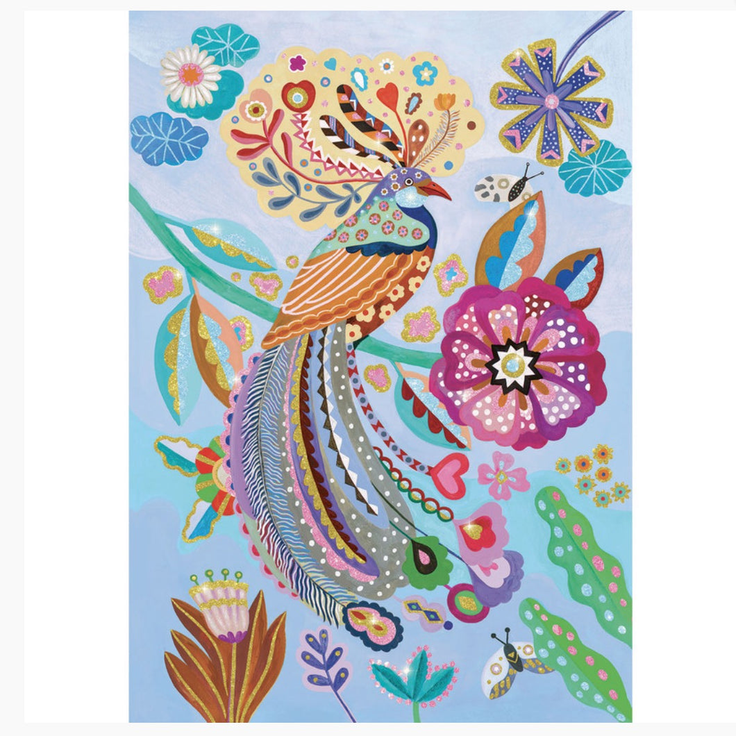 Sparkling bird 50 piece glitter wizzy