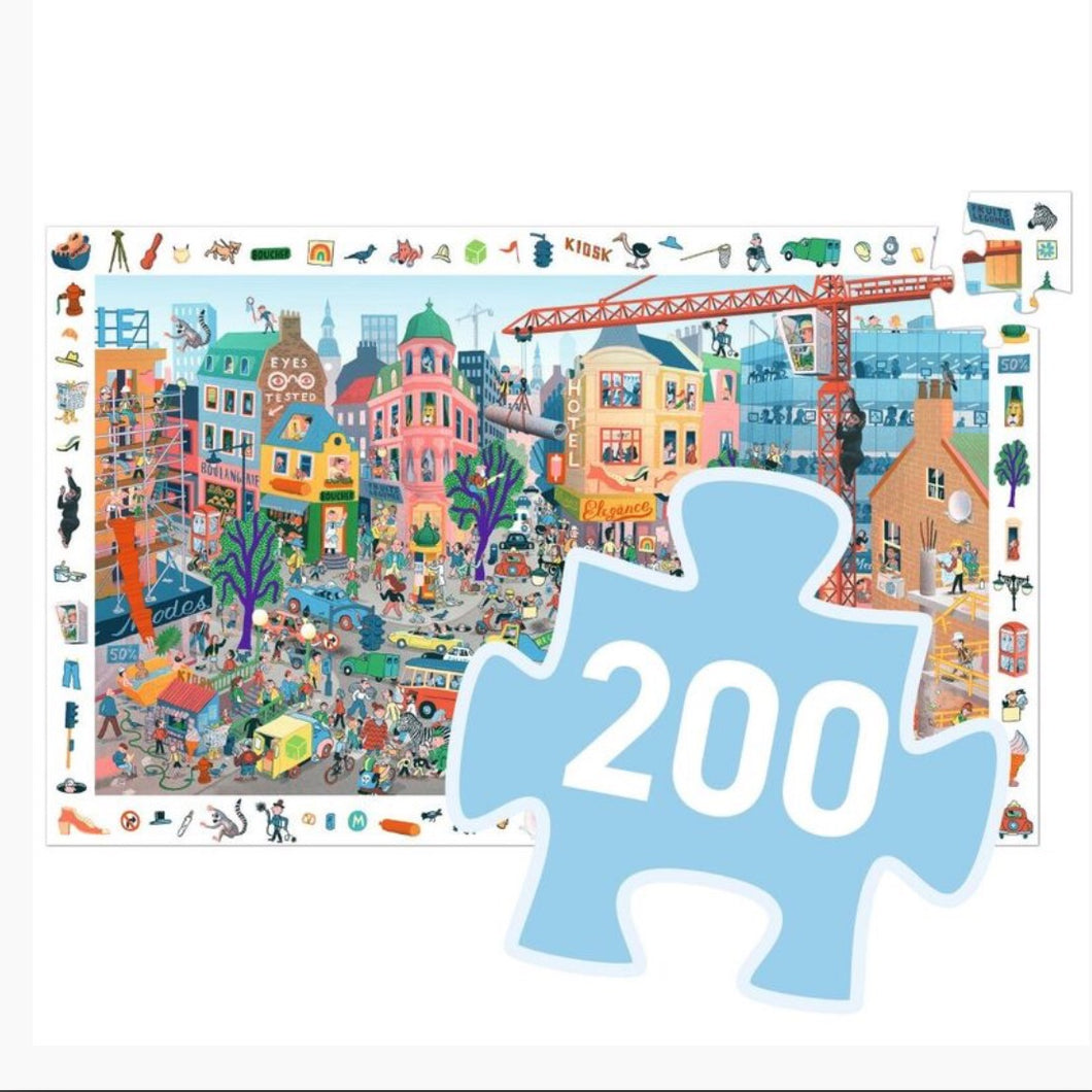 The city 200 piece observation puzzle