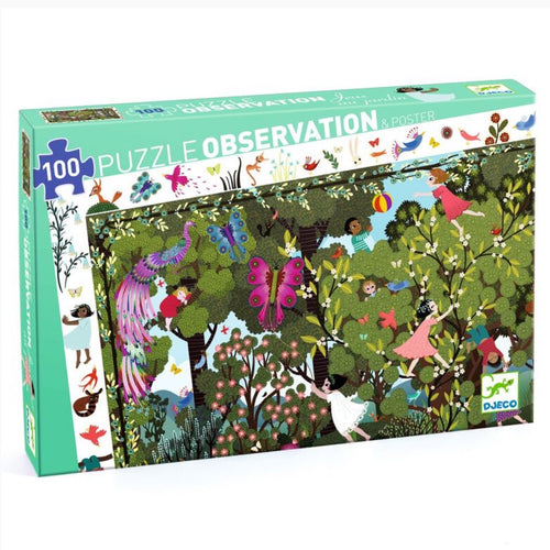 Garden play time observation puzzle