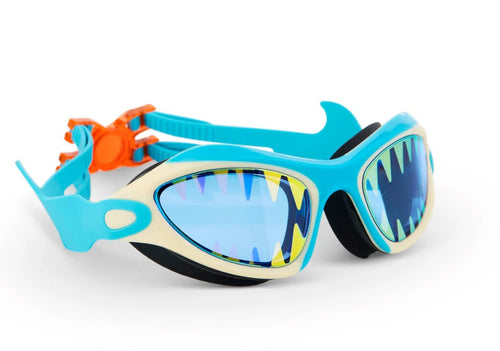 MEGAMOUTH SHARK TOOTH WHITE SWIM GOGGLES
