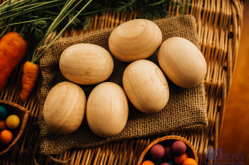 Jumbo wooden eggs