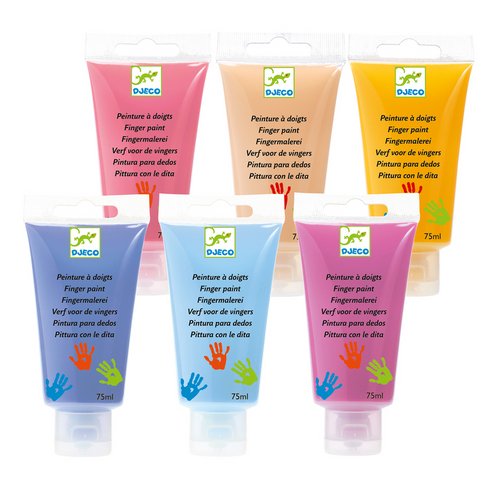 6 Finger Paint's Tubes - Sweet