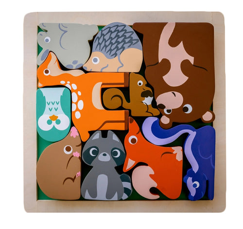 Chunky woodlands puzzle