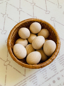 Jumbo wooden eggs
