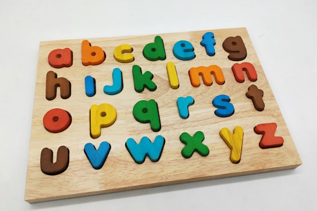 Lower case rainbow puzzle