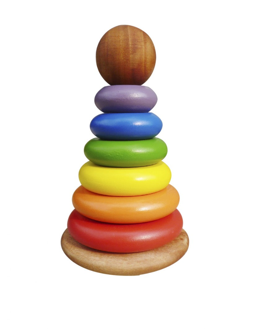 Bouncing stacking rings