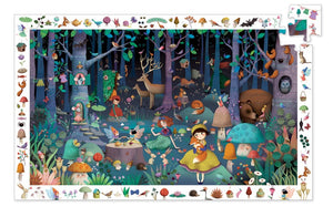 100 pc Enchanted Forest puzzle & poster