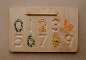 Number tracing board