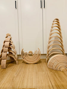 12 piece rainbow - natural