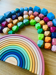 12 piece rainbow - coloured