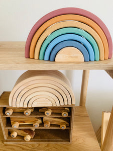 7 piece rainbow - coloured