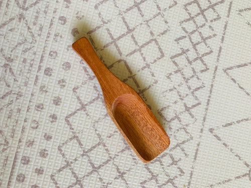Large wooden scoop