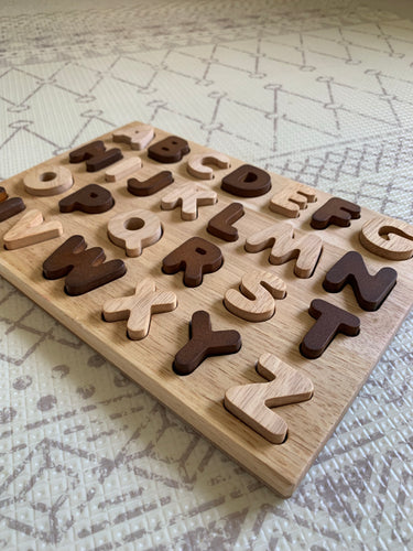 Capital letter puzzle - natural