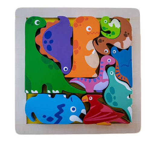Chunky dinosaur puzzle